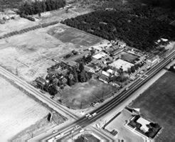 Aerial view of APU in 1950