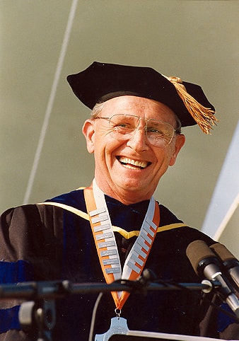 Richard Felix at a commencement ceremony