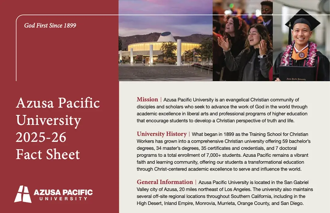 Download the University Fact Sheet (PDF)