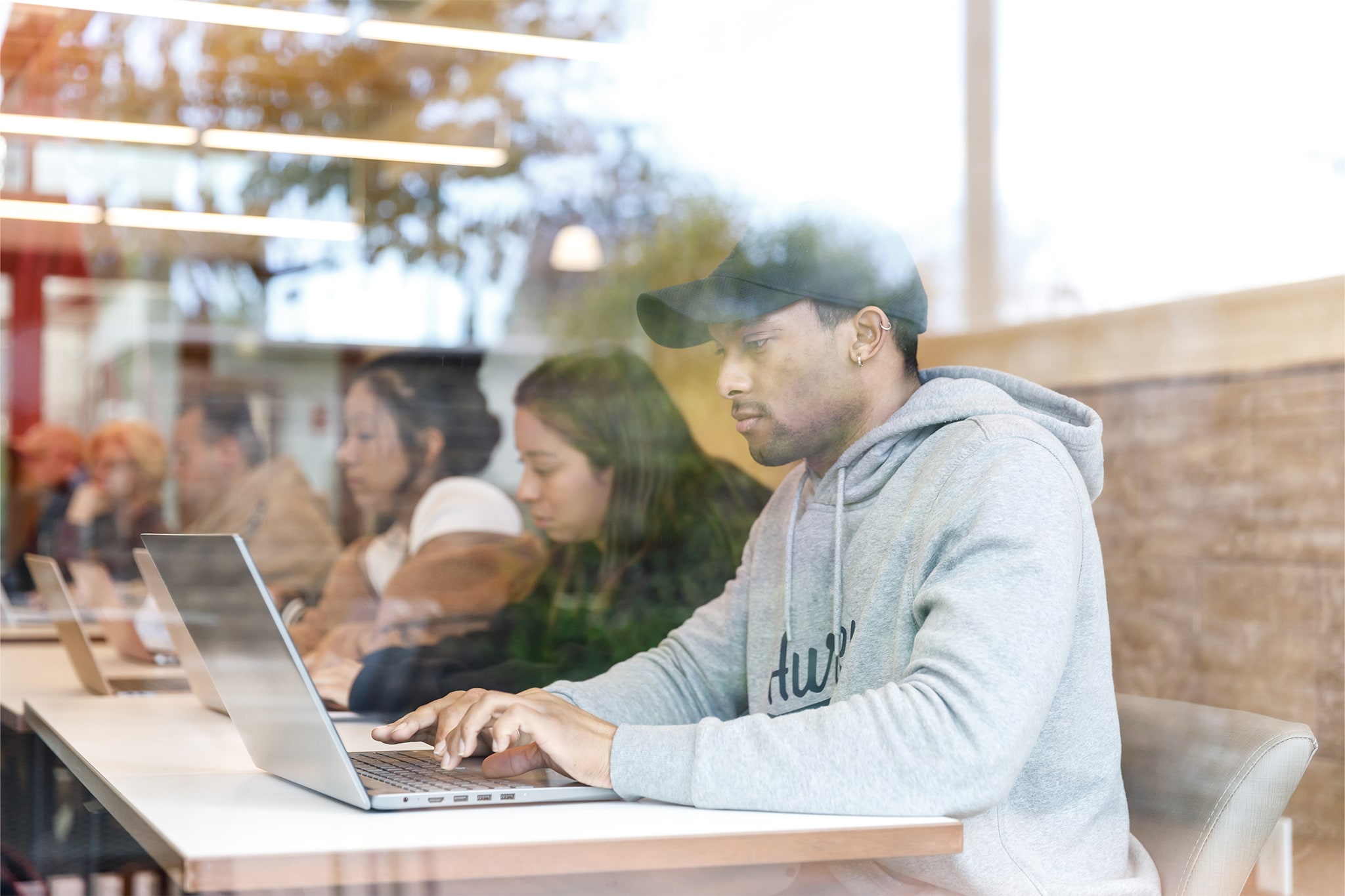 Students focused in classroom