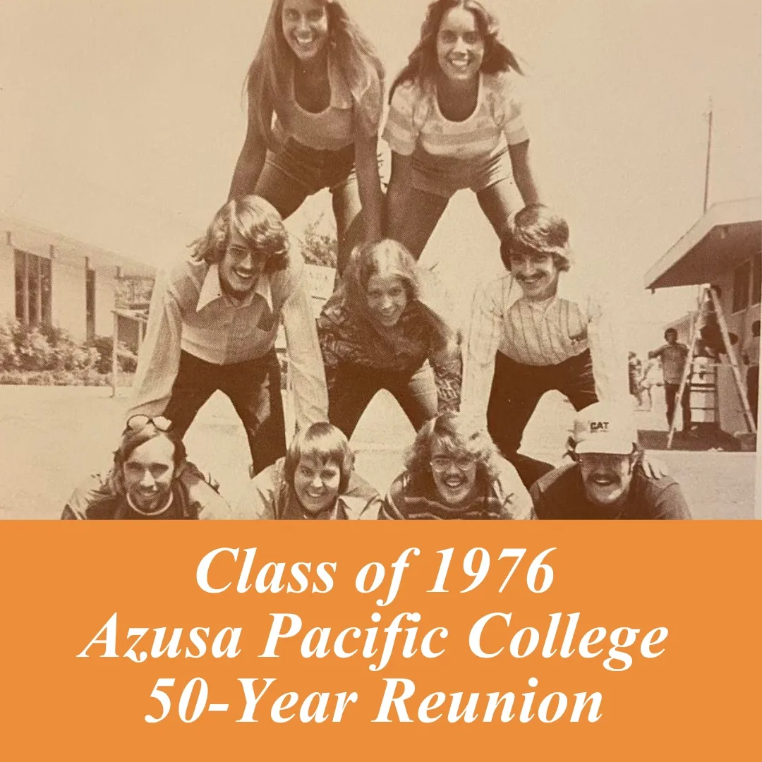 Vintage photo of a human pyramid