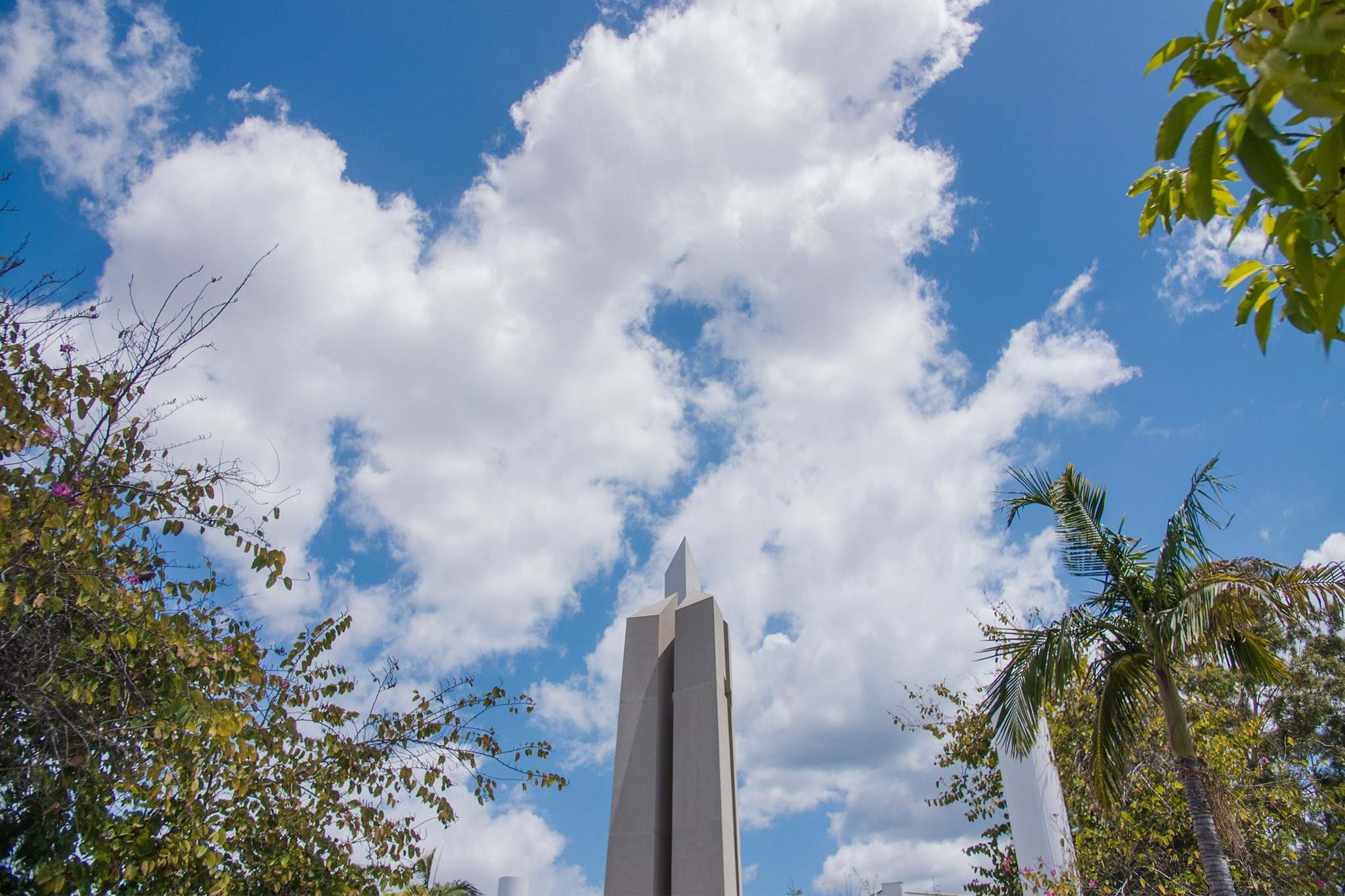 Prayer Tower on a sunny day