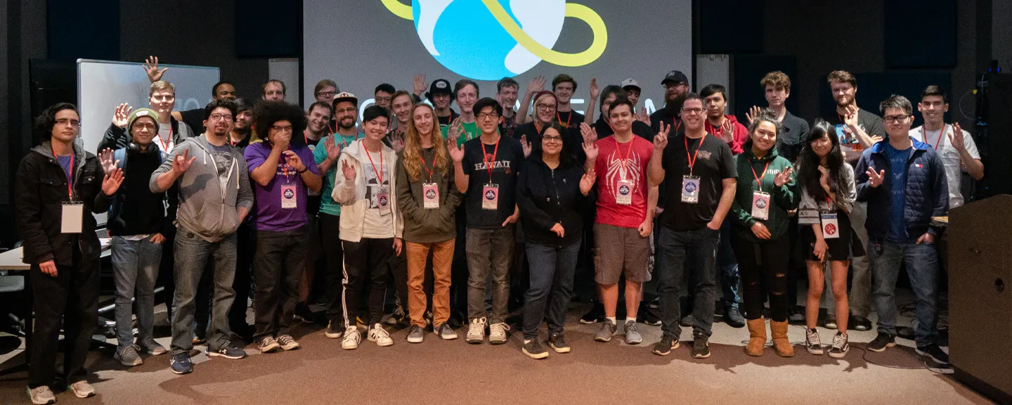 apu students during Global Game Jam event.