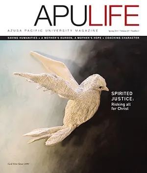 APULIFE front cover of sculpted dove