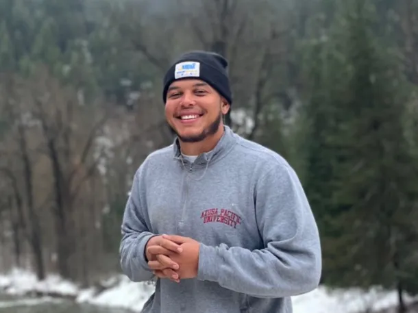 Tevin Krall smiling