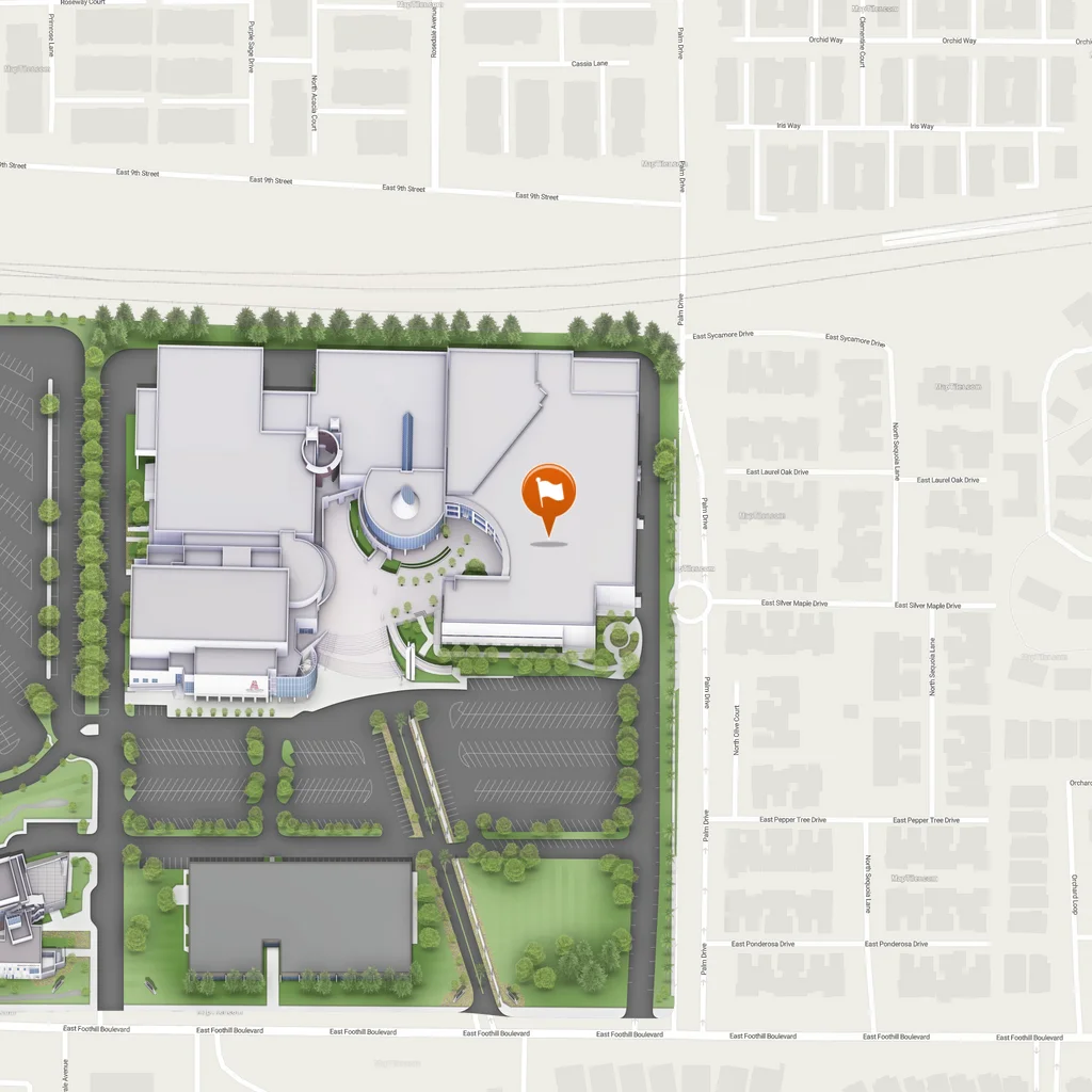 static map for behavioral sciences location