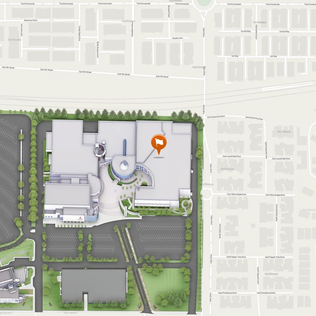 static map for the department of education location