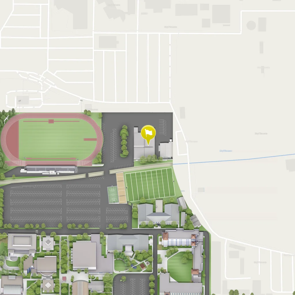 static map of facilite's location