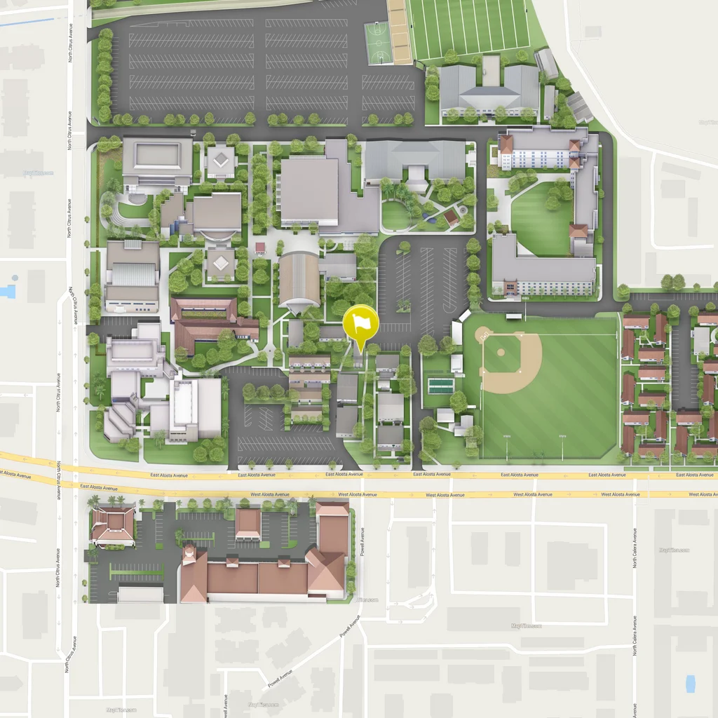 static map of building 30's location