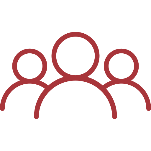 icon of three people