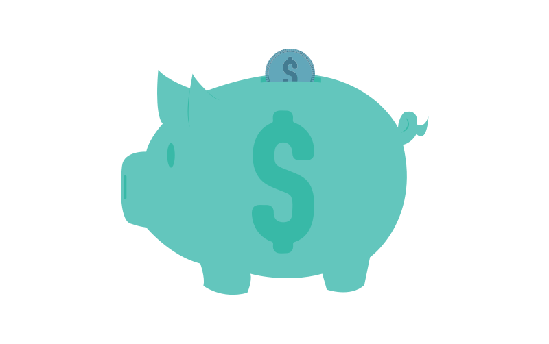 Piggy bank icon