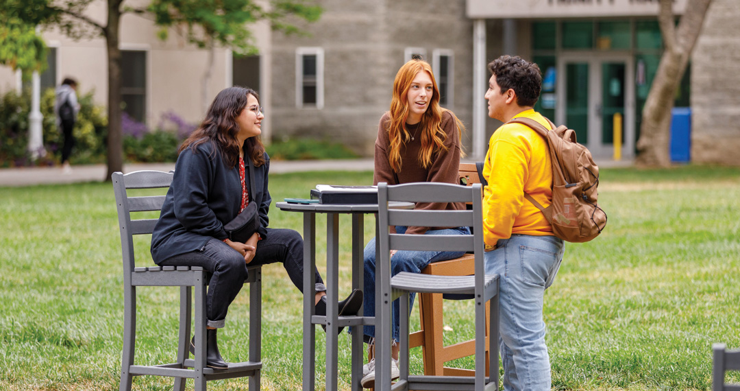 apu students on campus