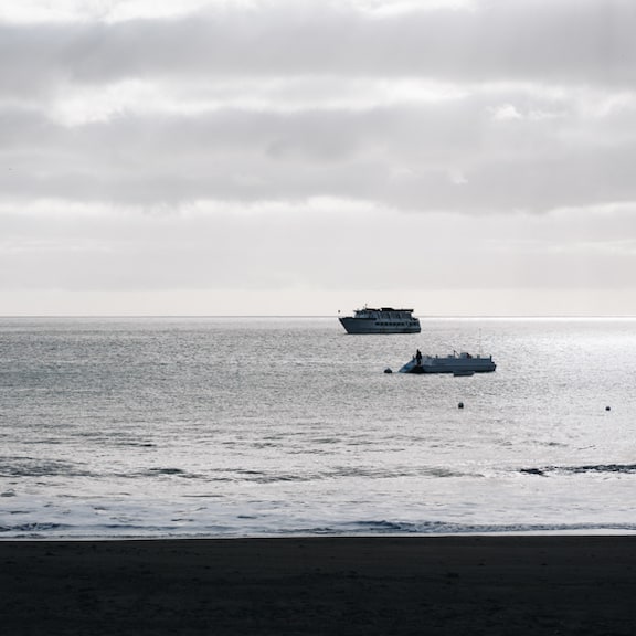 Ship at sea
