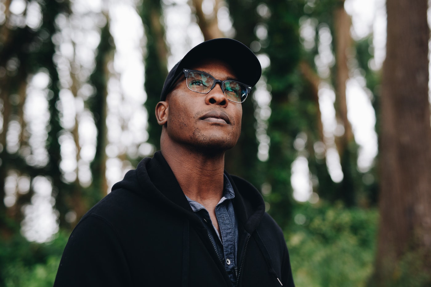 Darnell looking off into the distance