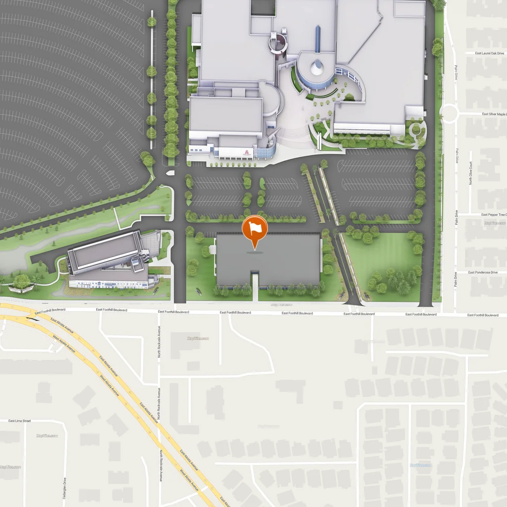static map of building one's location