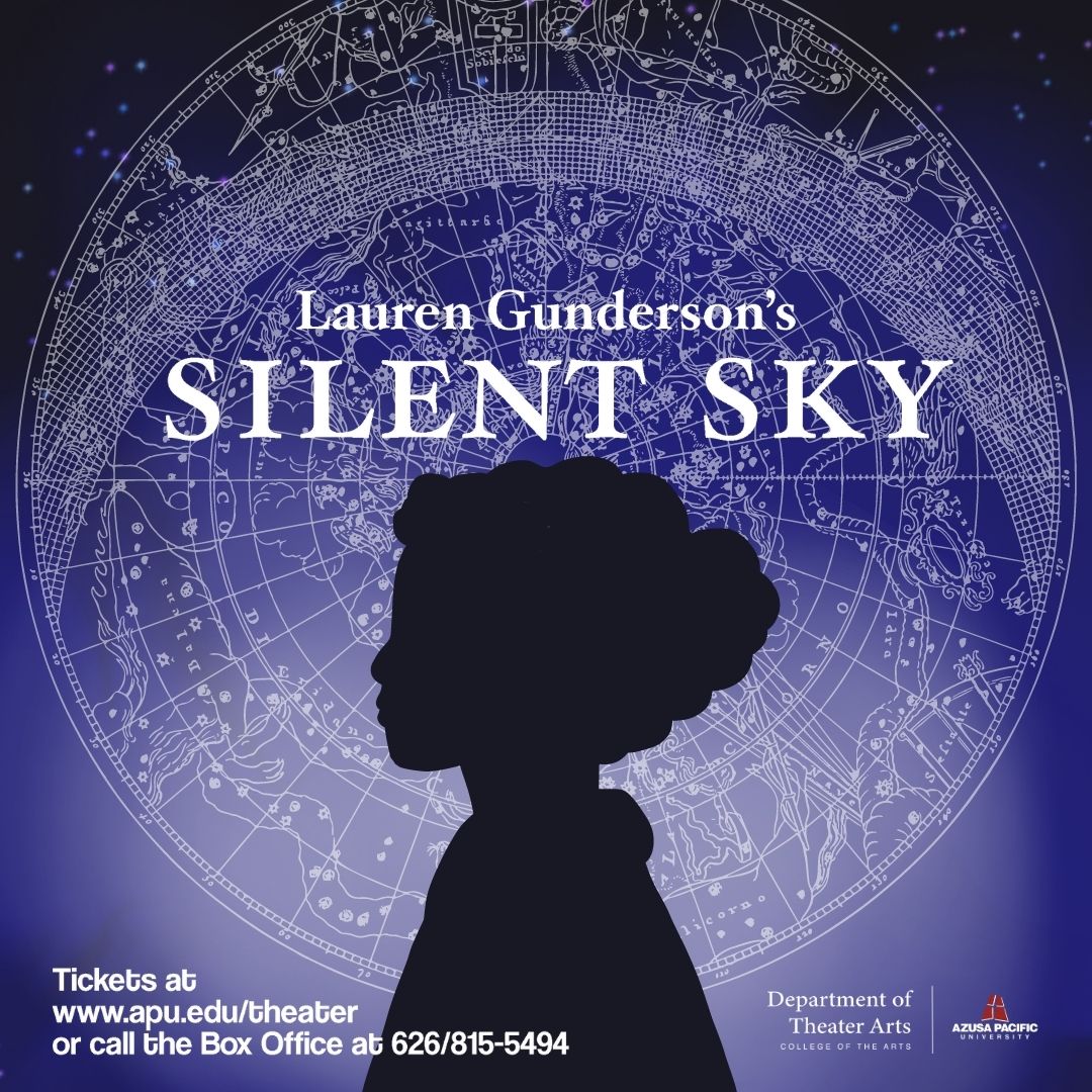 Poster for Silent Sky production