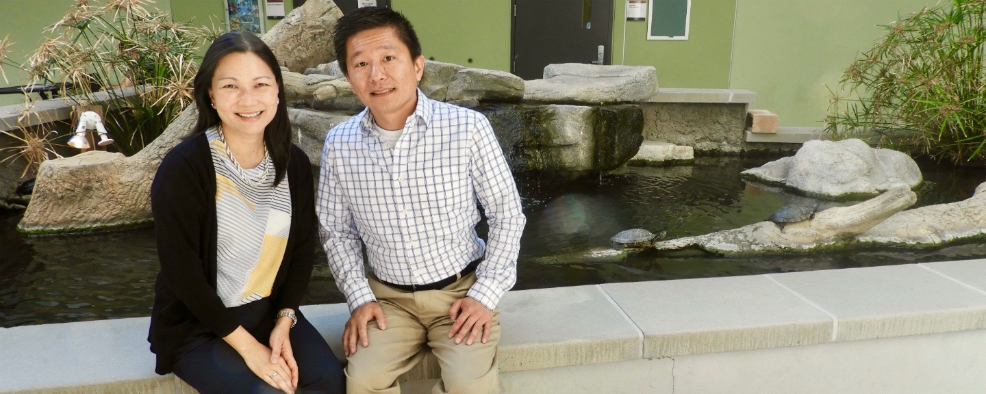 Professors Louise an Kevin Huang instill an unshakeable faith in their science students.