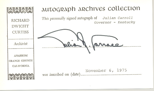 Photo of autograph