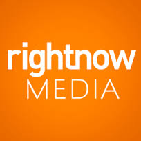 Image of the rightnow image logo in orange and white.