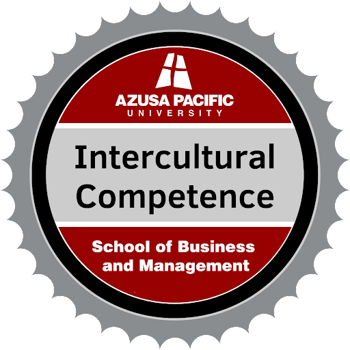 Intercultural Competence badge that can be earned after completing the course