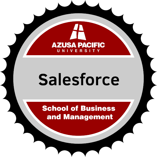 Salesforce badge that can be earned after completing the course