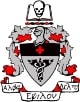 Image of Alpha Epsilon Delta logo in red, black and white.