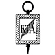 Image of Kappa Tau Alpha logo in black and white.