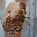 Alisa Barsegyan<br><em>Untitled</em>, 2012<br>Fiberglass torso and clay pomegranates<br>Life size